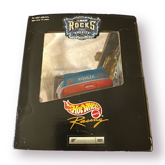 NASCAR #43 Andretti Hot Wheels Racing Rocks America 1:24 Die Cast Car & Guitar - Picture 6 of 6